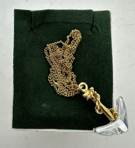 Collana ancora swarovski cigno - swarovski,