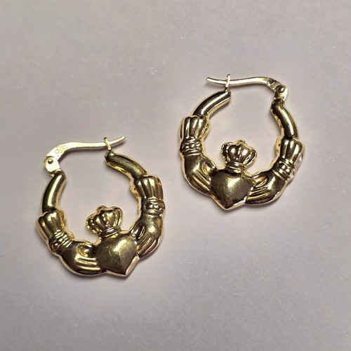 Orecchini claddagh hoop - orecchini,