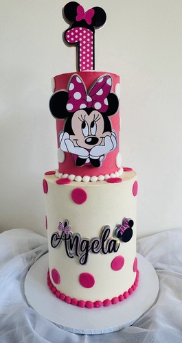 Cake topper minnie mouse - 3d,