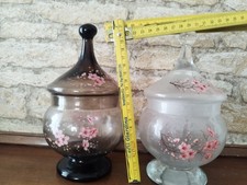 portagioie antico In Vetro Vintage Anni 30 