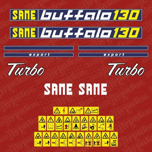 Same buffalo 130 adesivi - same,
