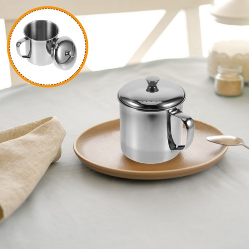 Tazze acciaio inox con - in,