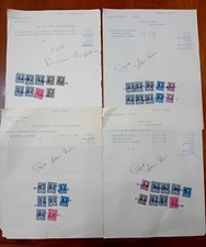 ALBERGO MATANNA, 4 FATTURE DEL 1955