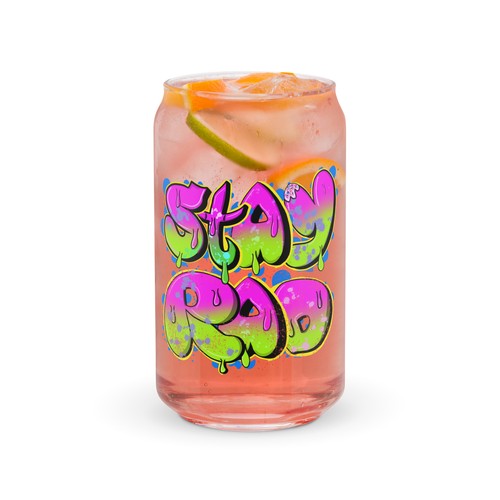 Stay rad vetro personalizzato