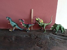 LOTTO 4 DINOSAURI ROBOT TRANSFORMERS T-REX OTTIME CONDIZIONI 