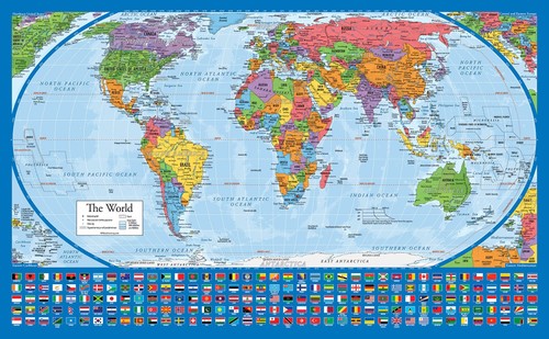 Poster mappa del - poster, della