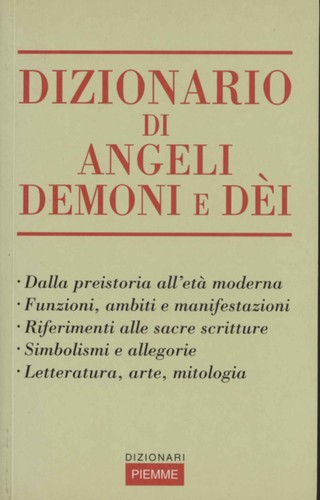 Dizionario angeli demoni e - dizionario, di