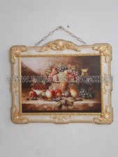 QUADRO CON CESTINO FRUTTA IN
