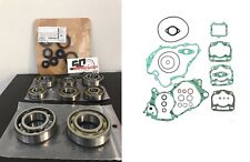 KIT REVISIONE MOTORE CUSCINETTI + PARAOLI + GUARNIZIONI + GABBIA APRILIA RS 125