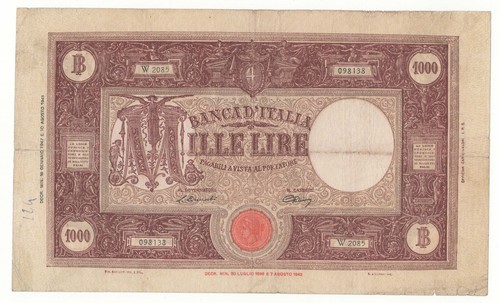 1000 lire grande - , )