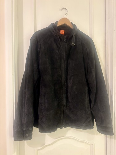 Giacca scamosciata nera - , hugo