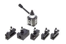 TORRETTA PORTA UTENSILE MULTI UTENSILE RAPIDA TORNIO CON 5 CARTELLE SOGI TOR-100