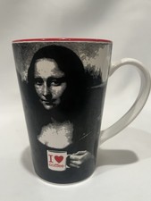 Tazza caffè alta Room Creative 07 Monna Lisa caffè mi fa sorridere ceramica Louvre
