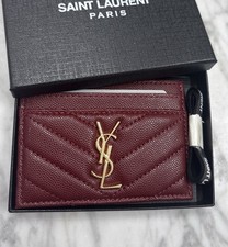 Porta carte YSL Borgogna
