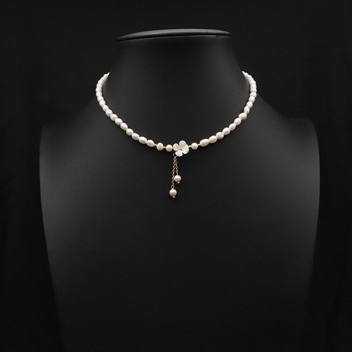Collana fiore perle barocche - fiore,