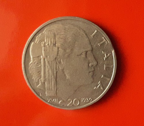 Centesimi 1939 errore - 20,
