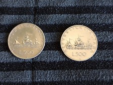  Coppia Monete 500 lire in