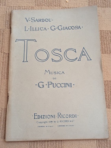 Libretto opera tosca - libretto, g