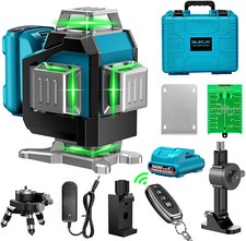 Elikliv Livella Laser 4x360 Autolivellante 4D 16 Linea Verde Linea Croce Livella Laser