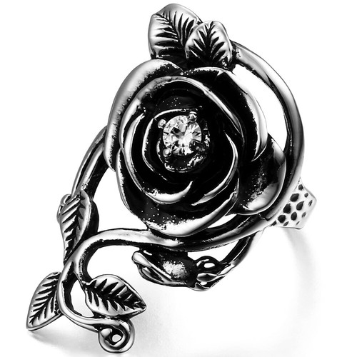 Anello acciaio inox - , vintage