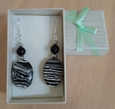 ORECCHINI ARGENTATI MONACHELLE