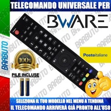 TELECOMANDO UNIVERSALE BWARE, CLICCA SUL TUO MODELLO E LO RICEVERAI GIA PRONTO