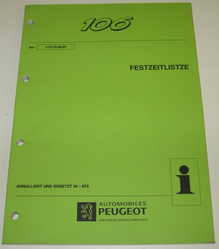 Werkstatthandbuch peugeot 106 - werkstatthandbuch,