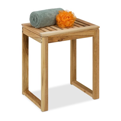 Relaxdays sgabello legno - sgabello,