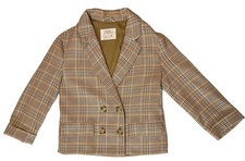 Blazer rustico a quadri