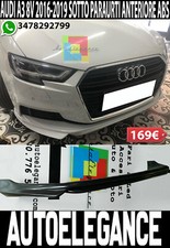 AUDI A3 8V 2016+ SPOILER ANTERIORE SOTTO PARAURTI SPORTIVO ABS LOOK S3 SLINE .-