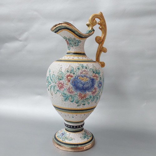 Anfora vaso deruta fiorata con - anfora,
