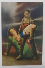 10925 CARTOLINA MASCHERA ANTIGAS PIRELLI 1940 circa