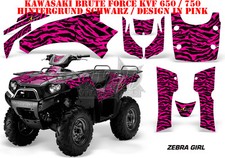 AMR RACING DEKOR KIT GRAFICO ATV KAWASAKI KVF 650i/750i & KVF 750 ZEBRA GIRL B