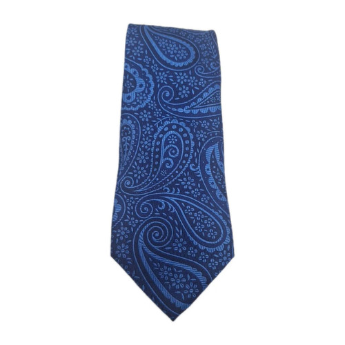 Cravatta eton blue jaquard - cravatta, da