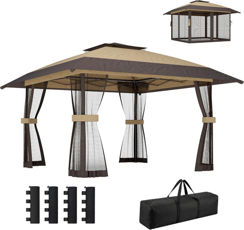 Gazebo pieghevole 4x4 pop up - pieghevole,