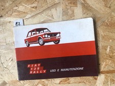 FIAT 128 RALLY - MANUALE USO
