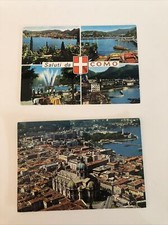 2 cartoline  di Como anni 60