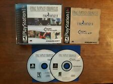 FINAL FANTASY CHRONICLES PS1 PS2 PS3 PLAYSTATION 1 2 3 COMPLETO VERS NTSC USA