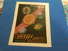 PUBBLICITA'  1950 OROLOGIO