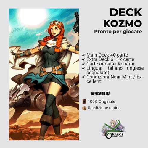 Yugioh mazzo deck kozmo da - mazzo,