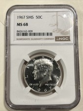 1967 SMS NGC MS68 ARGENTO