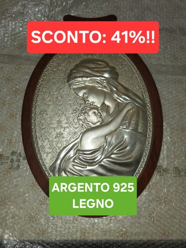 Quadro madonna argento - argento, 925