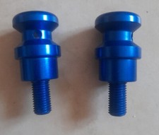 Coppia Supporti Cavalletto Moto Nottolini Accessori Alzamoto Col.blu Vite 10mm