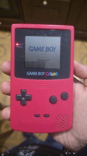 Gameboy color rose 1998 - color,
