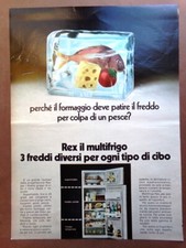 Pubblicità Anni 70-80 Frigorifero REX Multifrigo Birra Splugen Strip