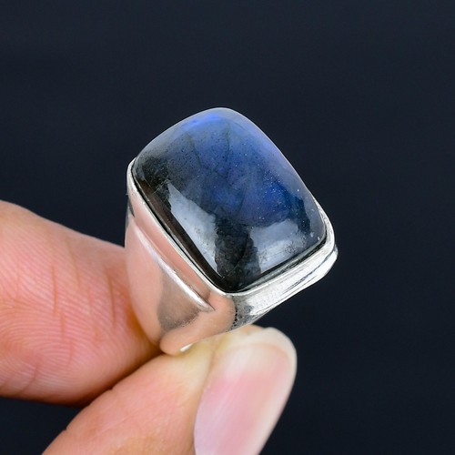 Anello uomo labradorite - , pietra
