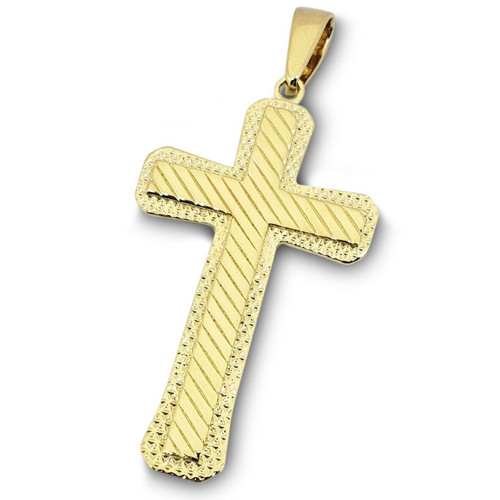 Ciondolo croce uomo oro - ciondolo,