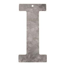 Metallo Lettera I, Zincato