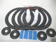 KEF Reference 107 107/2 Kit altoparlanti in schiuma con tappi antipolvere per ciambelle in schiuma!!