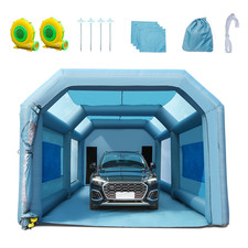 VEVOR Cabina Di Verniciatura Gonfiabile Tenda Di Verniciatura Auto 26X15X11 P...